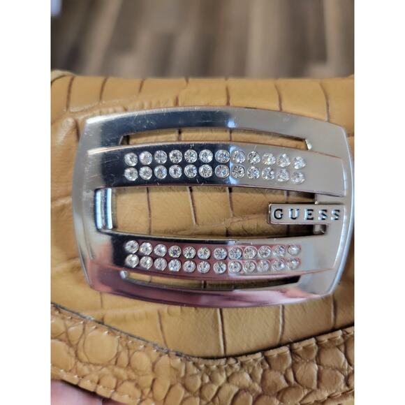 GUESS Vintage Y2K Bling Snake Skin Big Wallet - Picture 8 of 8